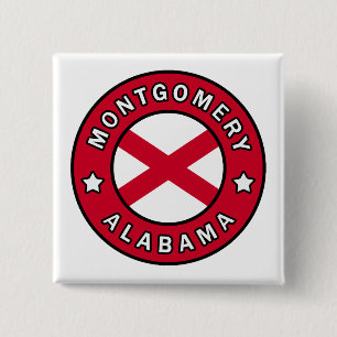 Badge Carré 5 Cm Montgomery Alabama