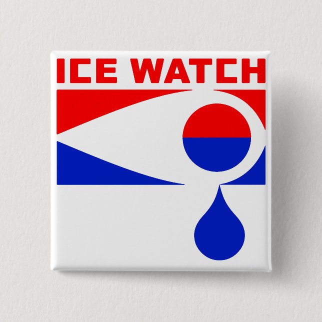 Badge Carré 5 Cm montre ICE WATCH (Devant)
