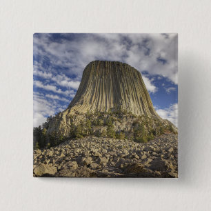 Badge Carré 5 Cm Monument national de Devils Tower