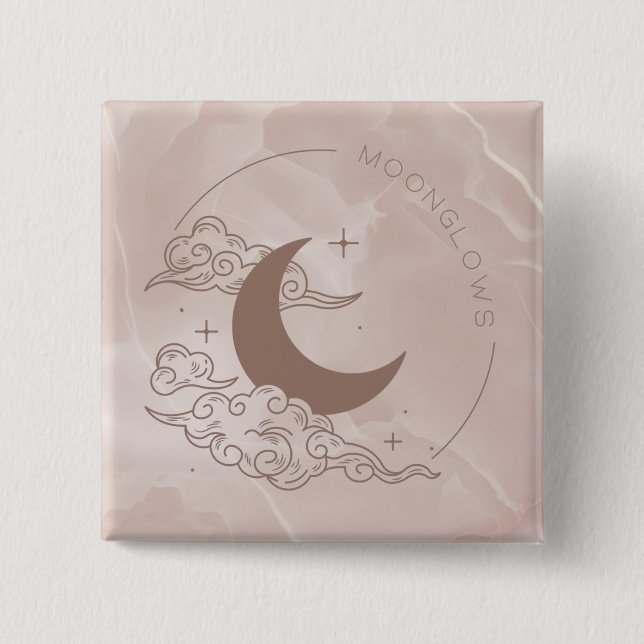 Badge Carré 5 Cm Moonglows (Devant)