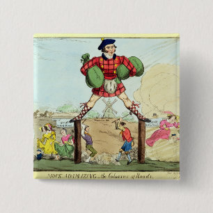 Badge Carré 5 Cm Moquerie-Adam-izing : le colosse des routes