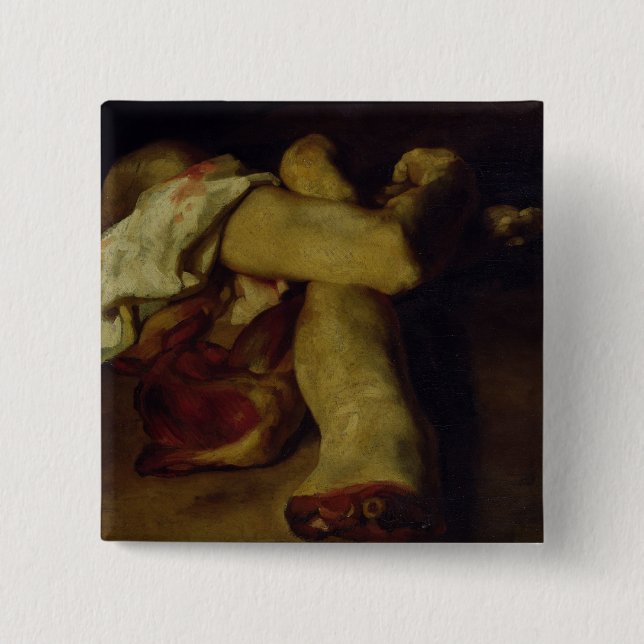 Badge Carré 5 Cm Morceaux anatomiques (Devant)