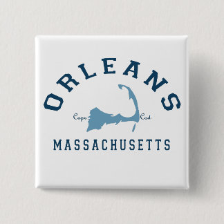 Badge Carré 5 Cm Morue de cap d'Orléans