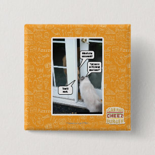 Badge Carré 5 Cm Mot de passe svp