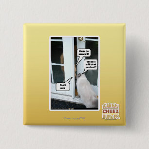 Badge Carré 5 Cm Mot de passe svp