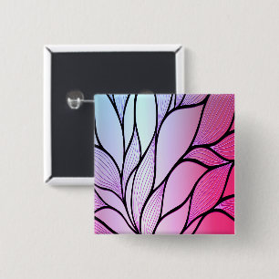 Badge Carré 5 Cm Motif de congé créatif Pearlescent violet