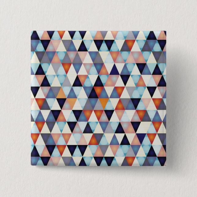 Badge Carré 5 Cm motif moderne Abstrait (Devant)