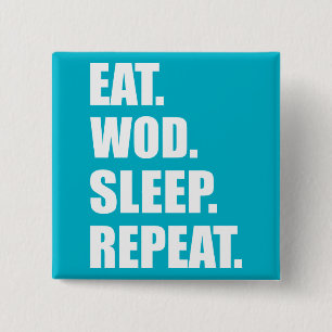 Badge Carré 5 Cm Motivation WOD
