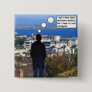 Badge Carré 5 Cm Motiver les travailleurs