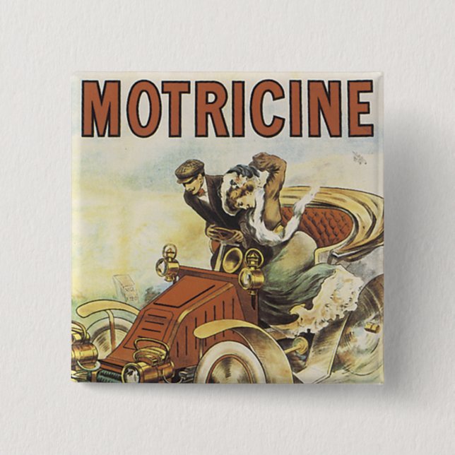 Badge Carré 5 Cm Motricine (Devant)