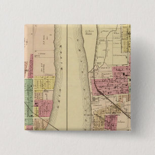 Badge Carré 5 Cm Moundsville, Virginie-Occidentale