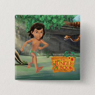 Badge Carré 5 Cm Mowgli 3