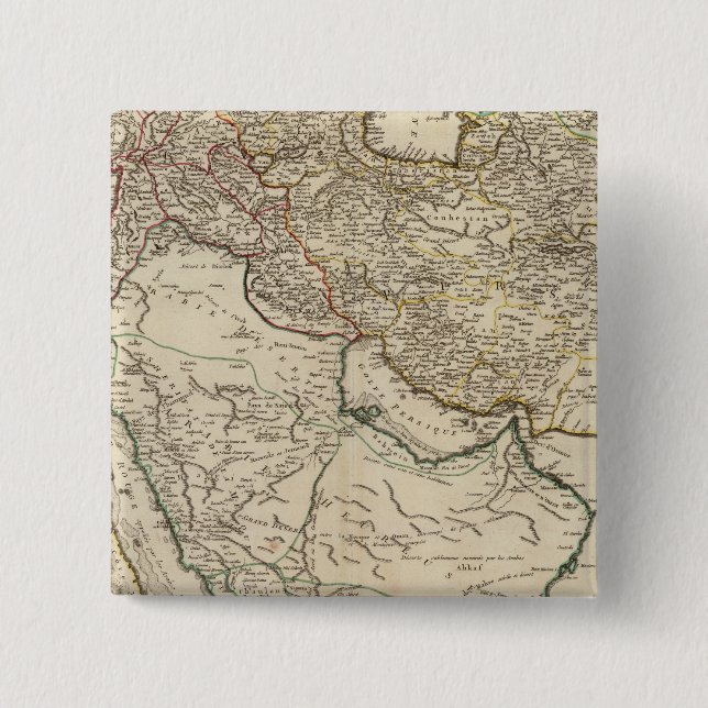 Badge Carré 5 Cm Moyen-Orient 2 (Devant)