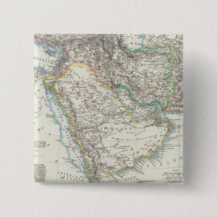 Badge Carré 5 Cm Moyen-Orient, Asie du Sud