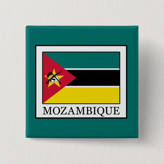 Badge Carré 5 Cm Mozambique (Devant)