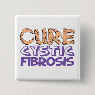 Badge Carré 5 Cm Mucoviscidose de traitement