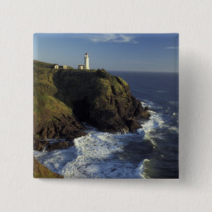 Badge Carré 5 Cm N.A., États-Unis, Washington, Cape Disappointment