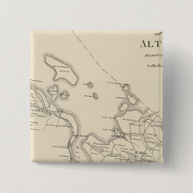 Badge Carré 5 Cm N pt Alton (Devant)