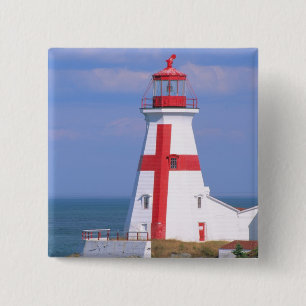 Badge Carré 5 Cm NA, Canada, Nouveau-Brunswick, île Campobello. 6