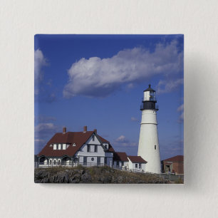 Badge Carré 5 Cm NA, États-Unis, Maine, près de Portland, Portlan