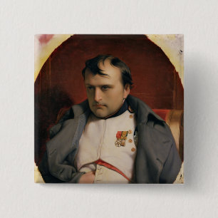 Badge Carré 5 Cm Napoléon à Fontainebleau, 1846