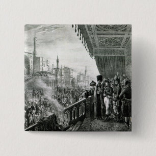 Badge Carré 5 Cm Napoleon Bonaparte