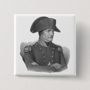 Badge Carré 5 Cm Napoleon Bonaparte