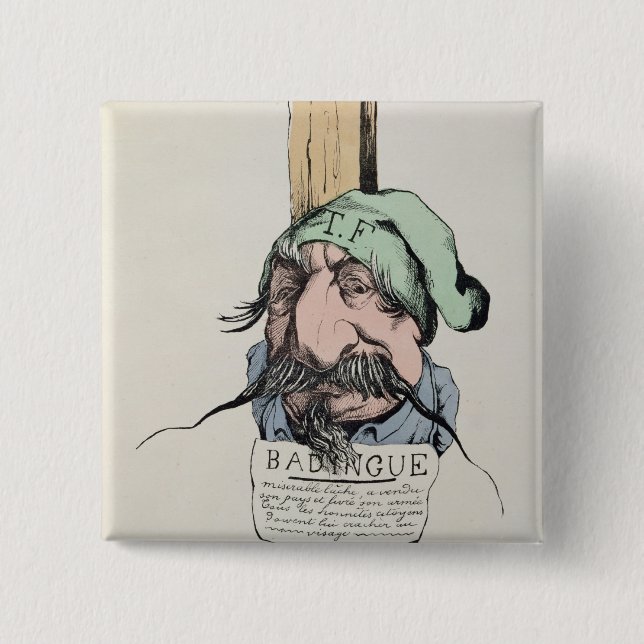 Badge Carré 5 Cm Napoleon le Petit' (Devant)