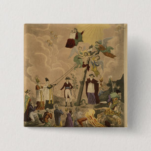 Badge Carré 5 Cm Napoléon, le premier consul