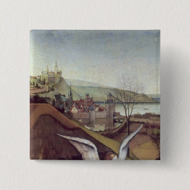 Badge Carré 5 Cm Nativité, c.1425 (Devant)