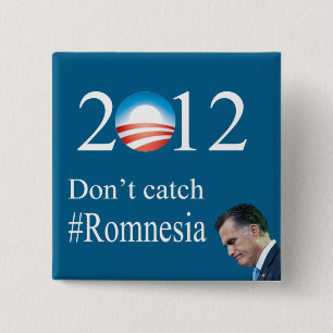 Badge Carré 5 Cm N'attrapez pas le #Romnesia