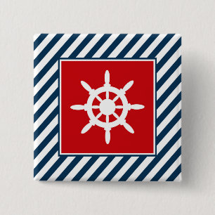 Badge Carré 5 Cm Nautical themed design