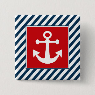 Badge Carré 5 Cm Nautical themed design
