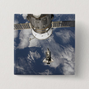 Badge Carré 5 Cm Navette spatiale Endeavour 8
