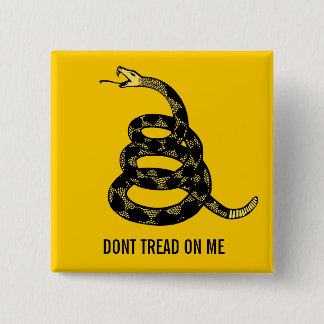 Badge Carré 5 Cm Ne me marchez pas bouton personnalisable
