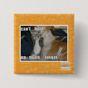 Badge Carré 5 Cm Ne peut pas supporter beaucoup plus longtemps