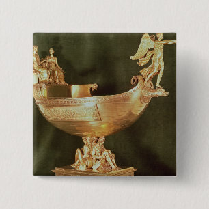 Badge Carré 5 Cm Nef appartenant à l'empereur Napoleon Bonaparte