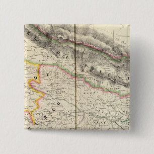 Badge Carré 5 Cm Népal, Asie 83