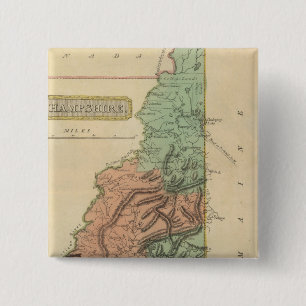 Badge Carré 5 Cm New Hampshire 8