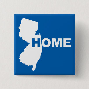 Badge Carré 5 Cm New Jersey - Accueil Éloigné de la broche de l'éta