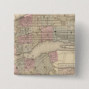 Badge Carré 5 Cm New York, Brooklyn 3