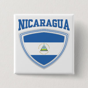 Badge Carré 5 Cm Nicaragua - Bouclier