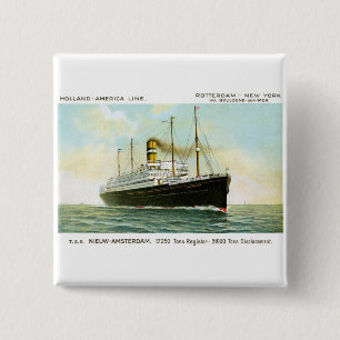 Badge Carré 5 Cm Nieuw Amsterdam de 1906