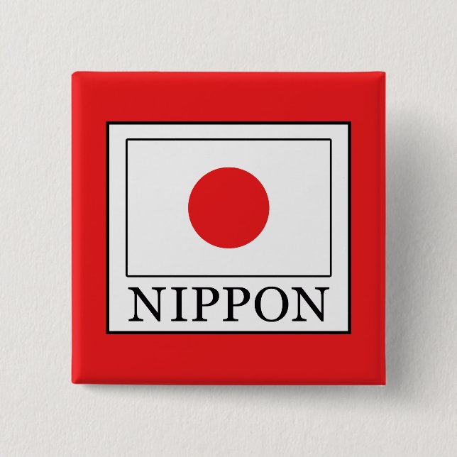 Badge Carré 5 Cm Nippon (Devant)