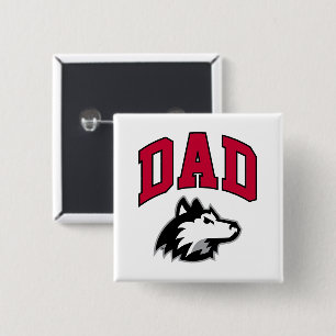 Badge Carré 5 Cm NIU Huskies Papa