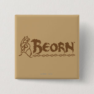 Badge Carré 5 Cm Nom de l'ours BEORN™