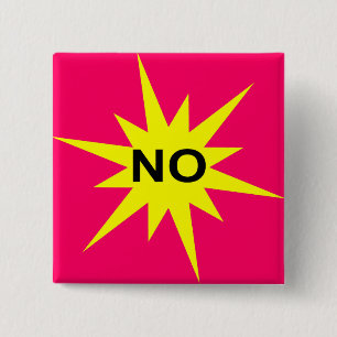 Badge Carré 5 Cm Non