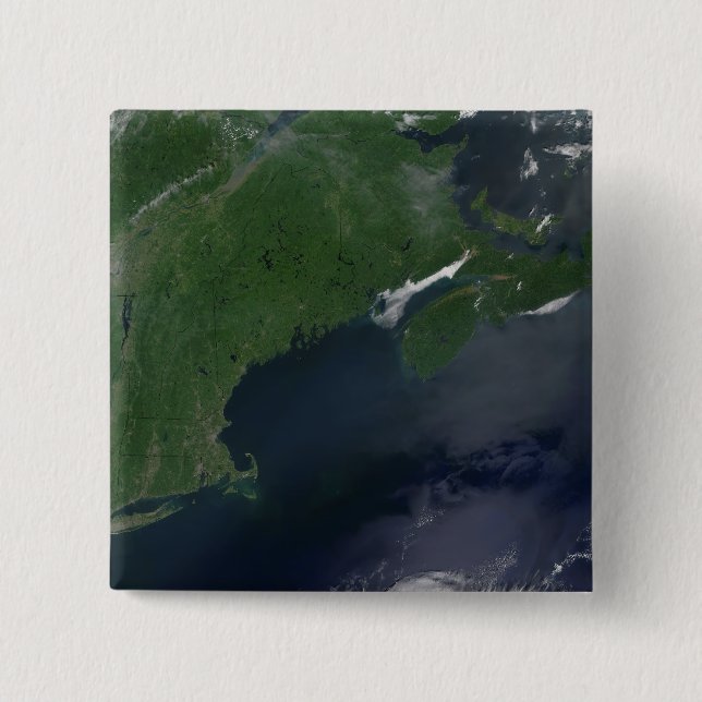 Badge Carré 5 Cm Nord-Est des États-Unis et du Canada (Devant)