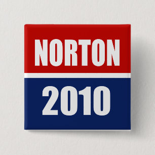 BADGE CARRÉ 5 CM NORTON 2010
