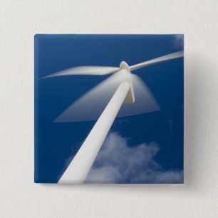 Badge Carré 5 Cm Norvège, Sogn og Fjordane. Moulin à vent à Krà yen